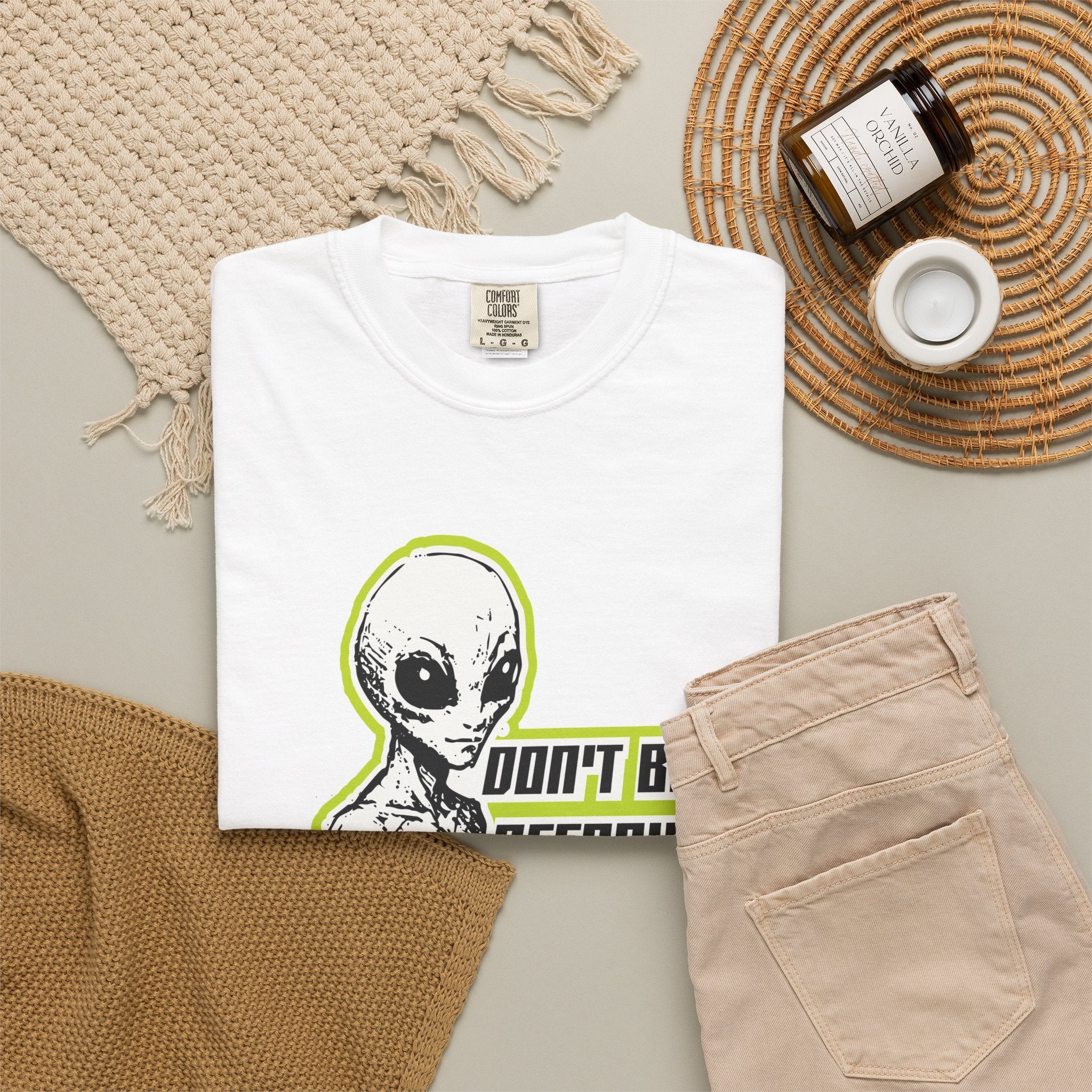 Alien Graphic T-Shirt — "Don't Be Affraid of What You Don't Understand"