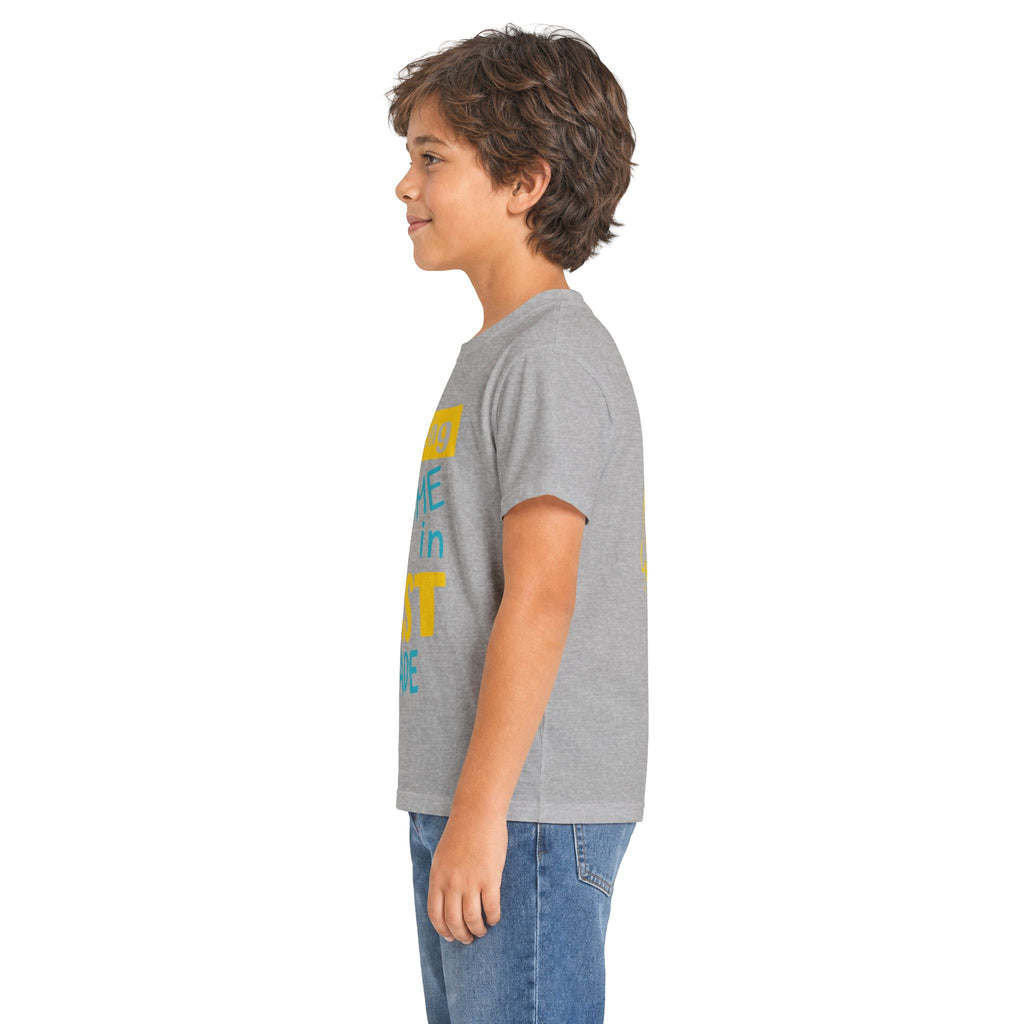 Personalizable "Busy BEE-ing Awesome in [XX] Grade" Kids Tee