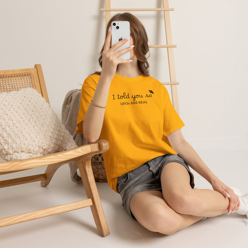 Alien Tee — Minimal "I told you so" Graphic T-Shirt
