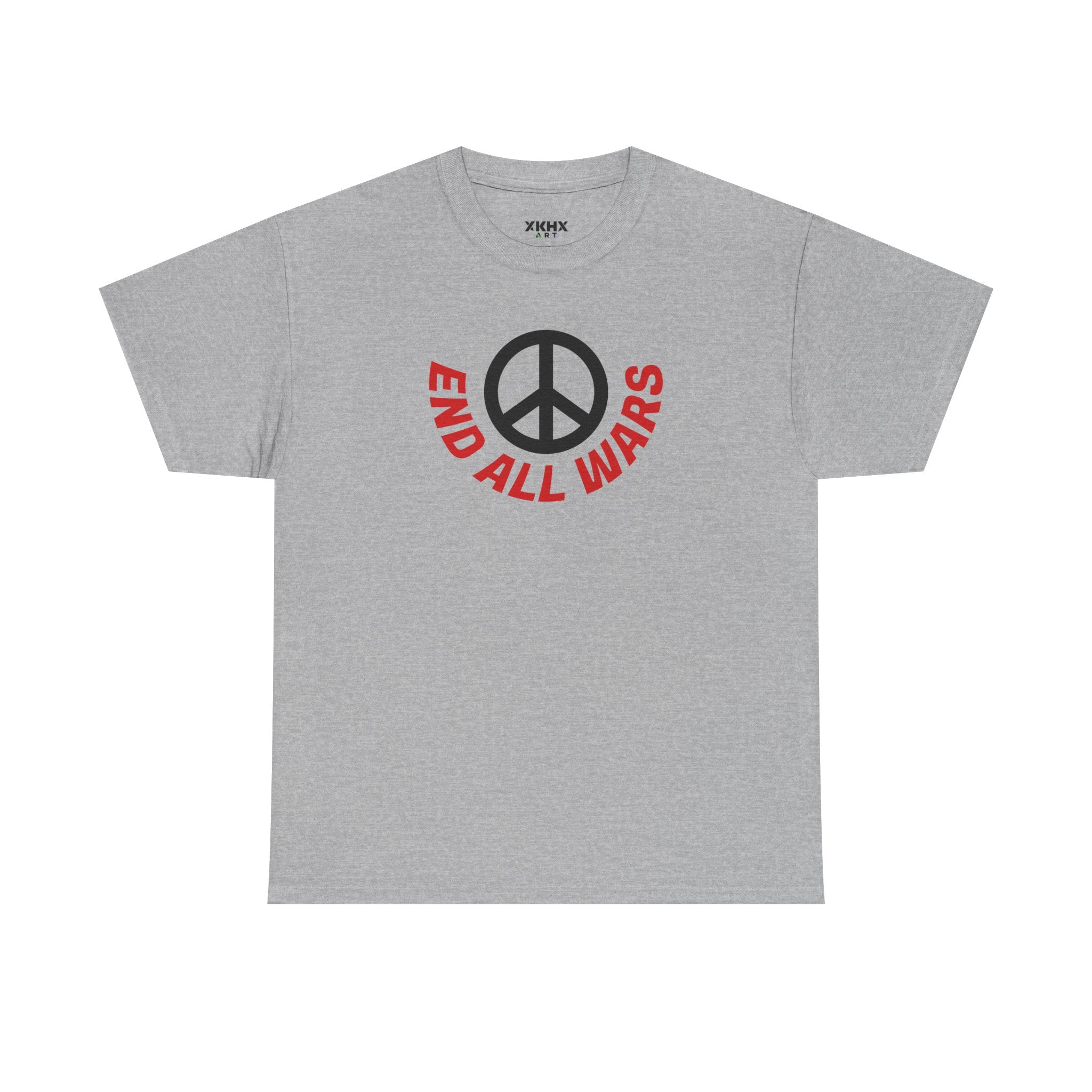 Peace Symbol T-Shirt — "End All Wars" Anti-War Graphic Tee