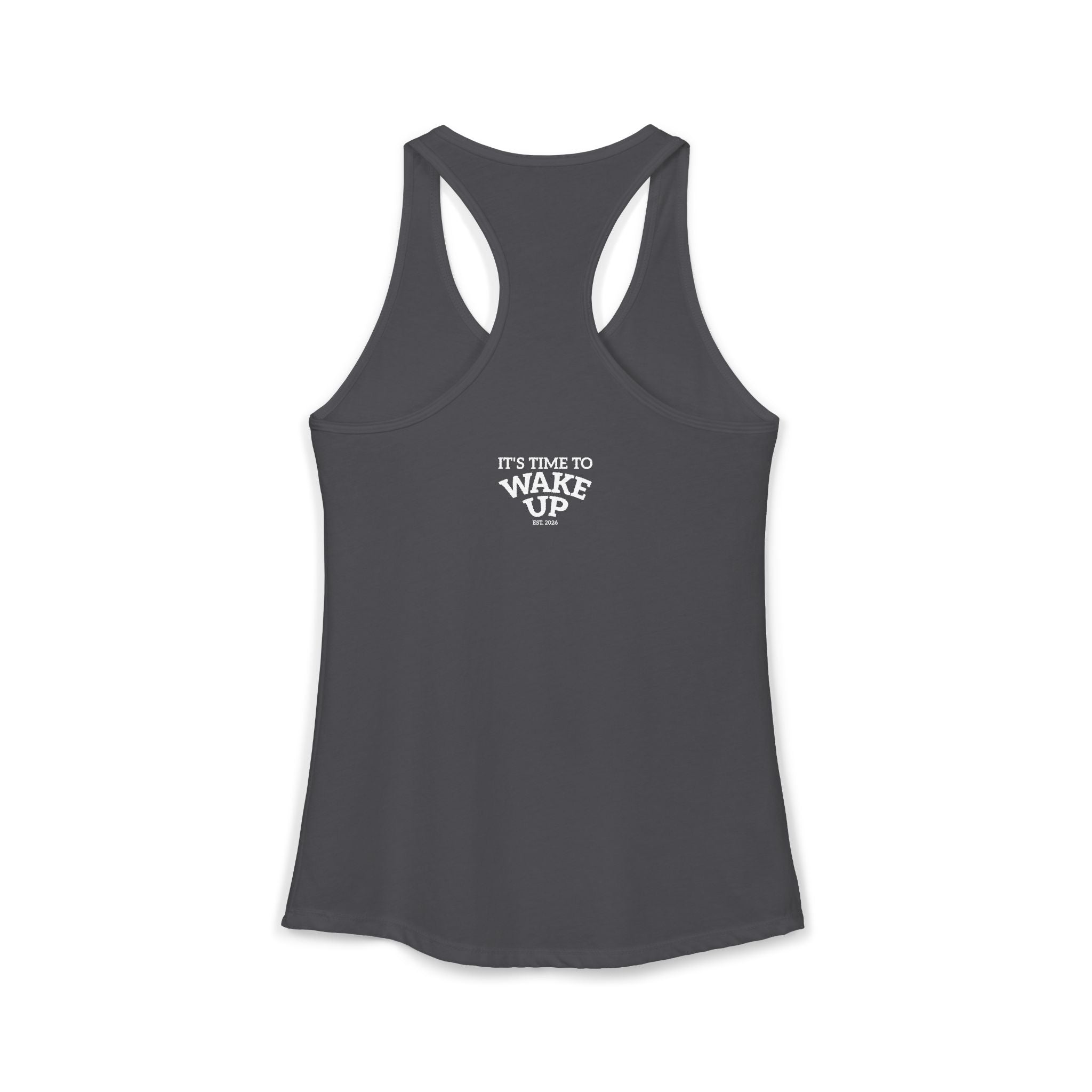 Wake Up dark | Women's Ideal Racerback Tank