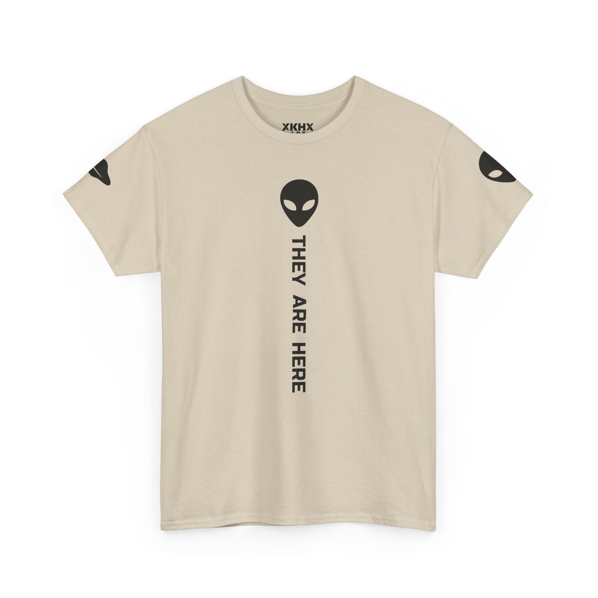 Alien Head "They Are Here" Graphic Tee