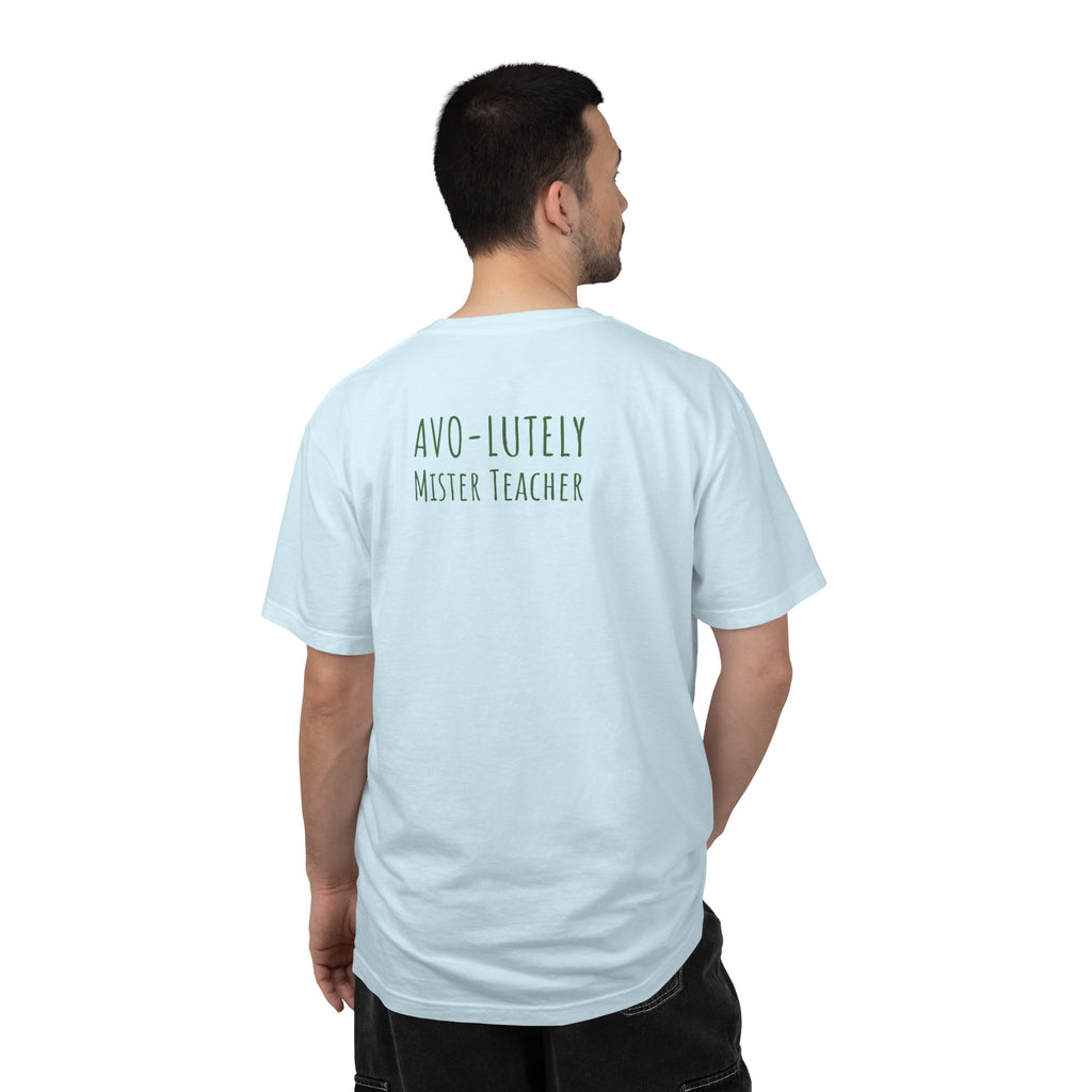 Personalizable "Avo-lutely Amazing Teacher" T-Shirt — Cute Avocado [XX] Grade Teacher Tee