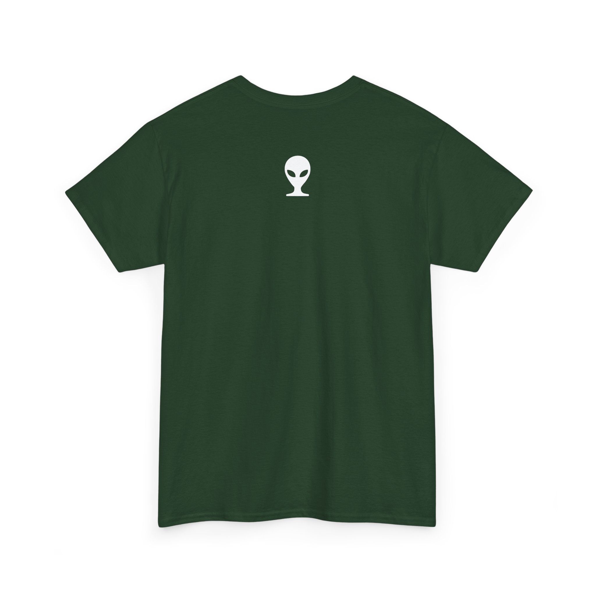 Alien Tee — Minimal "They Are Real" Vertical Graphic T-Shirt dark