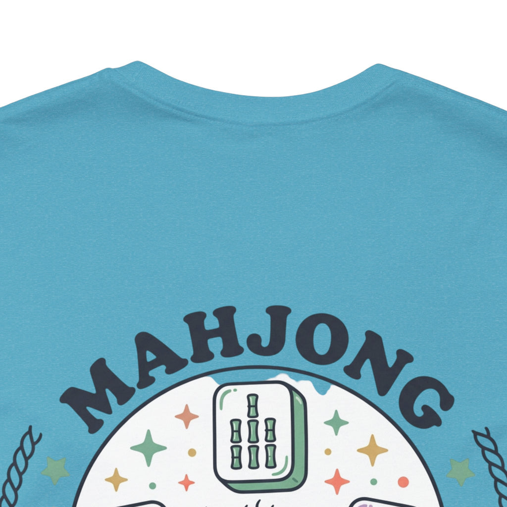 Mahjong Social Club Tee | tile-inspired, jade green pastel