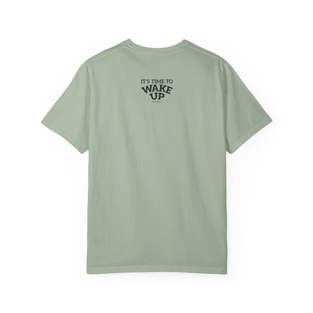 Wake Up Graphic T-Shirt — "It's Time to Wake Up" Casual Tee