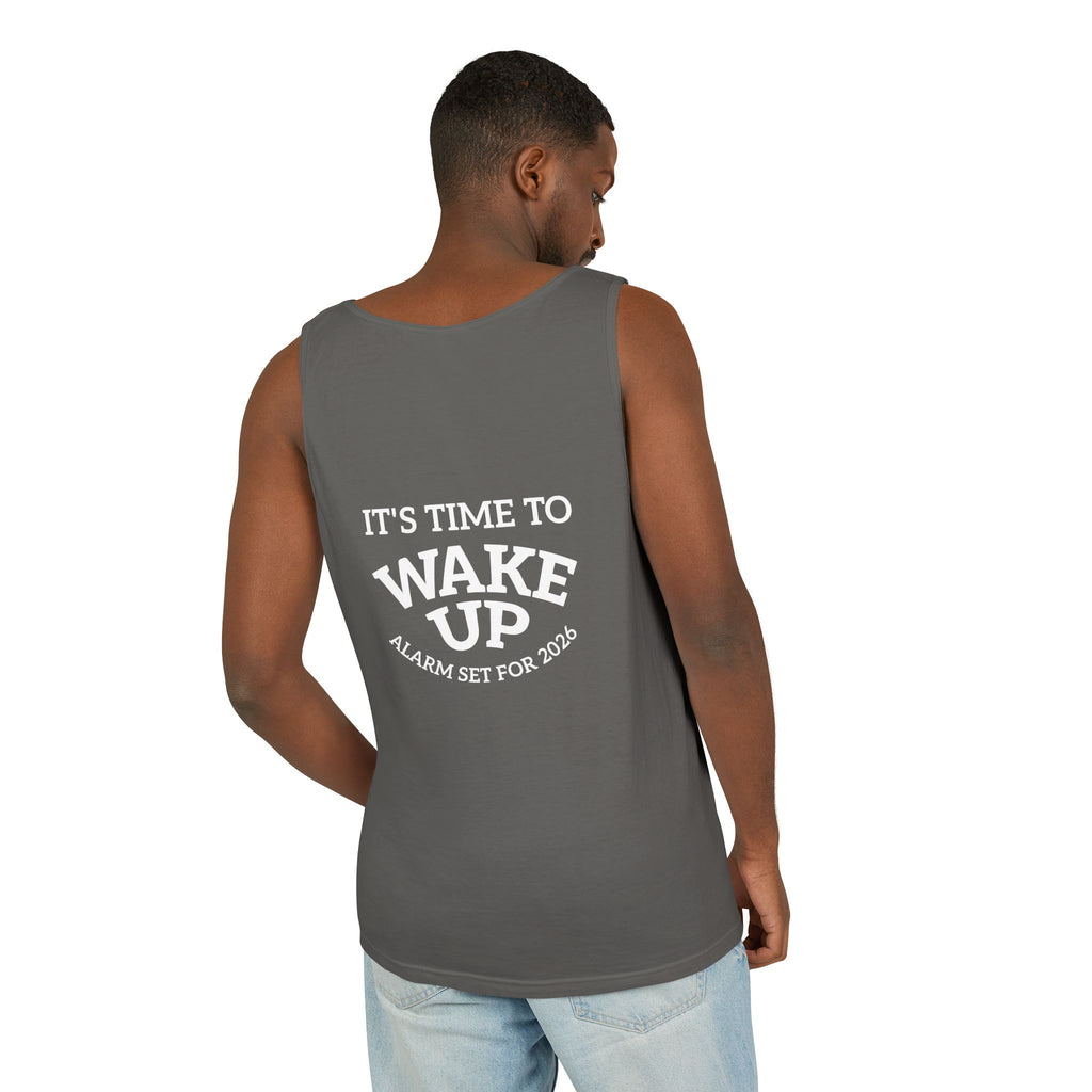 Wake Up Tank Top dark — Casual Graphic Tank