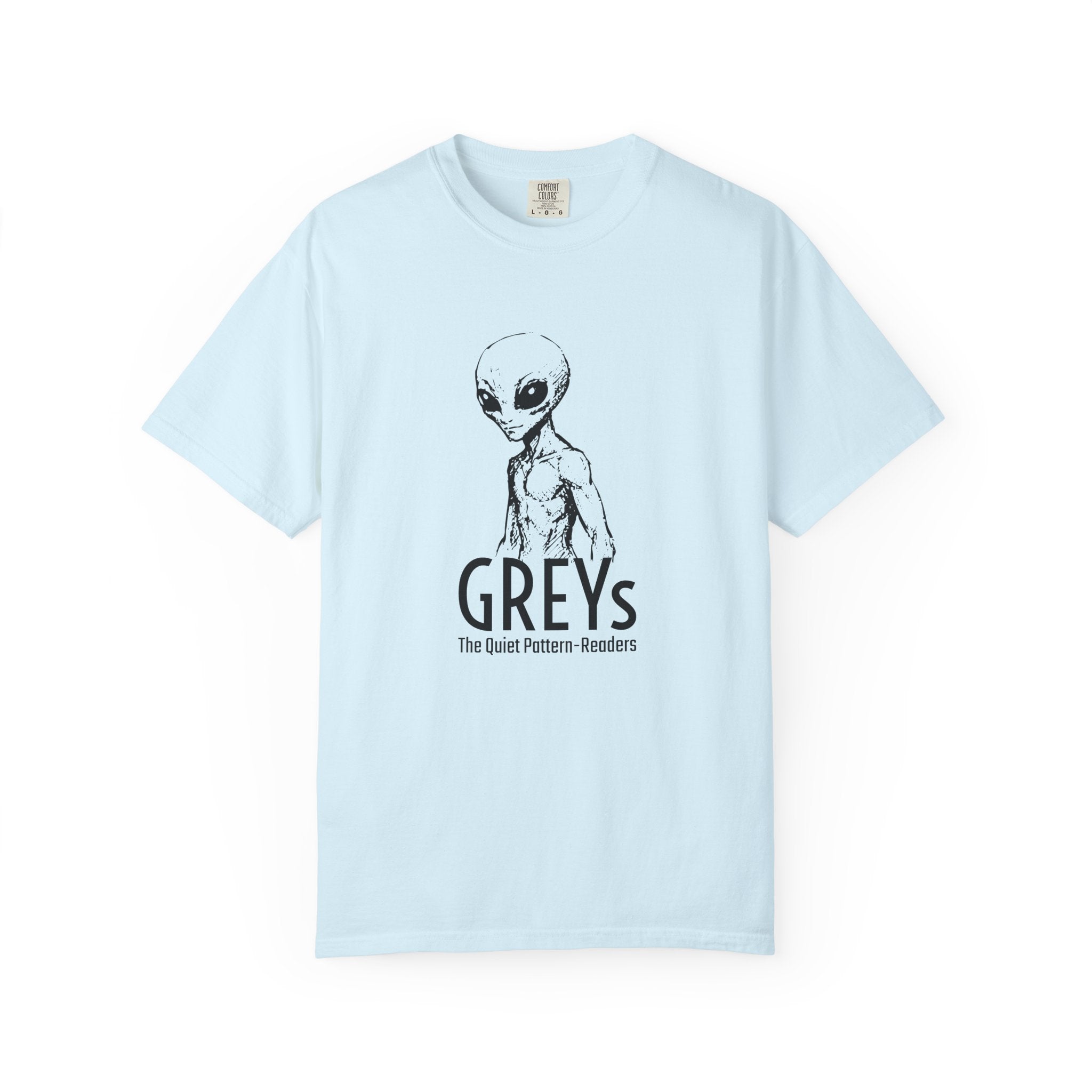 Alien Greys Graphic T-Shirt — "The Quiet Partners" Illustrated Tee
