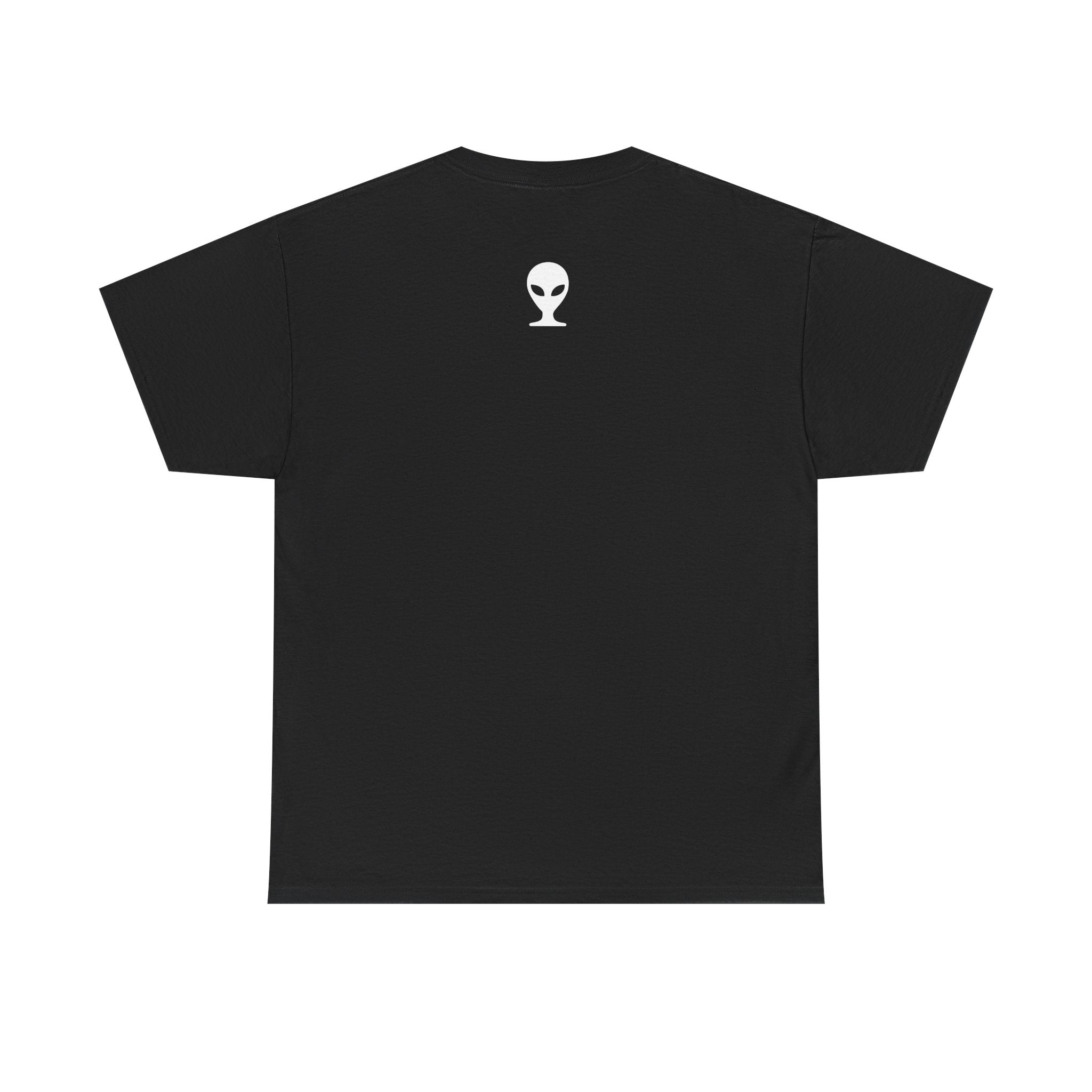 Alien Tee — Minimal "They Are Real" Vertical Graphic T-Shirt dark