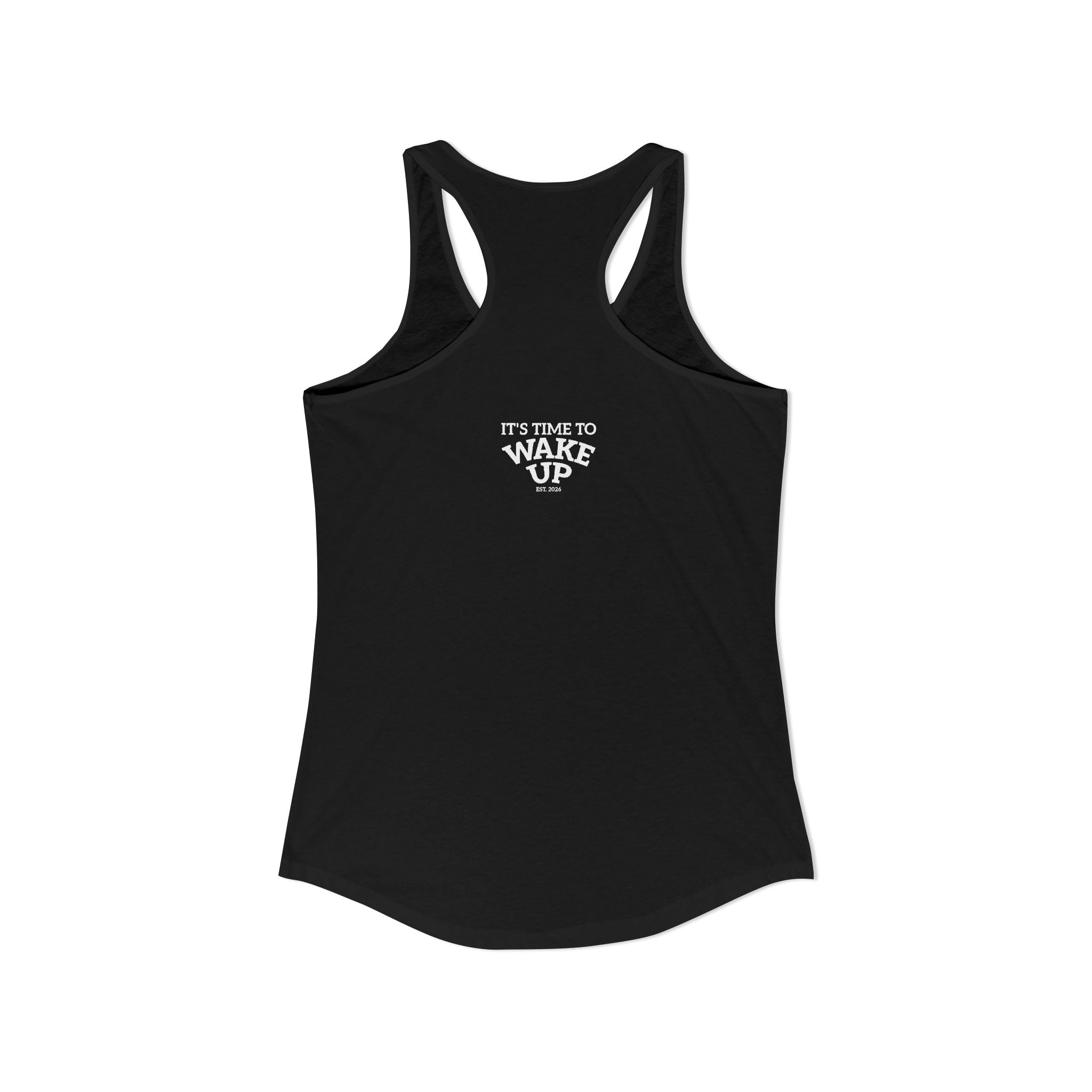 Wake Up dark | Women's Ideal Racerback Tank