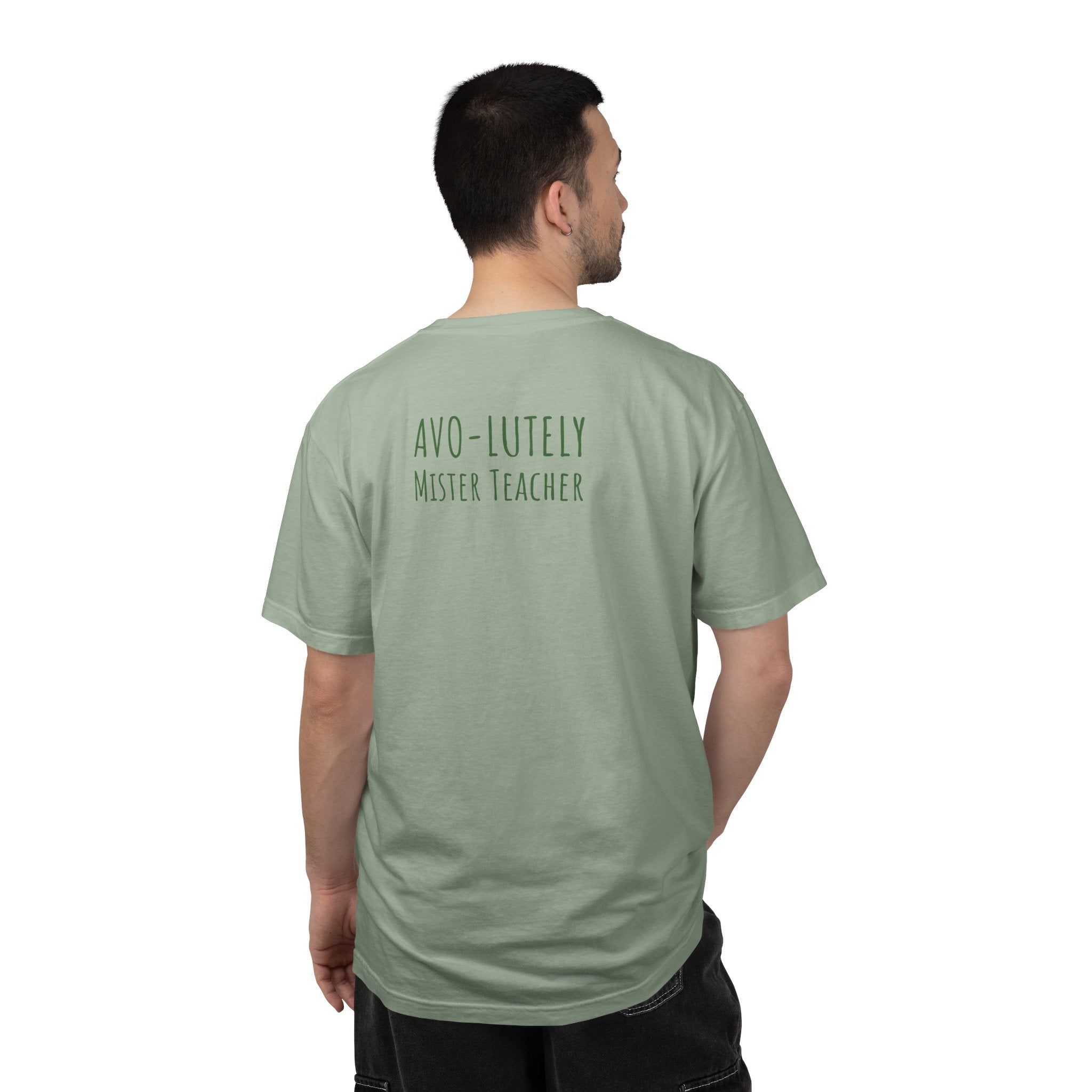 Personalizable "Avo-lutely Amazing Teacher" T-Shirt — Cute Avocado [XX] Grade Teacher Tee