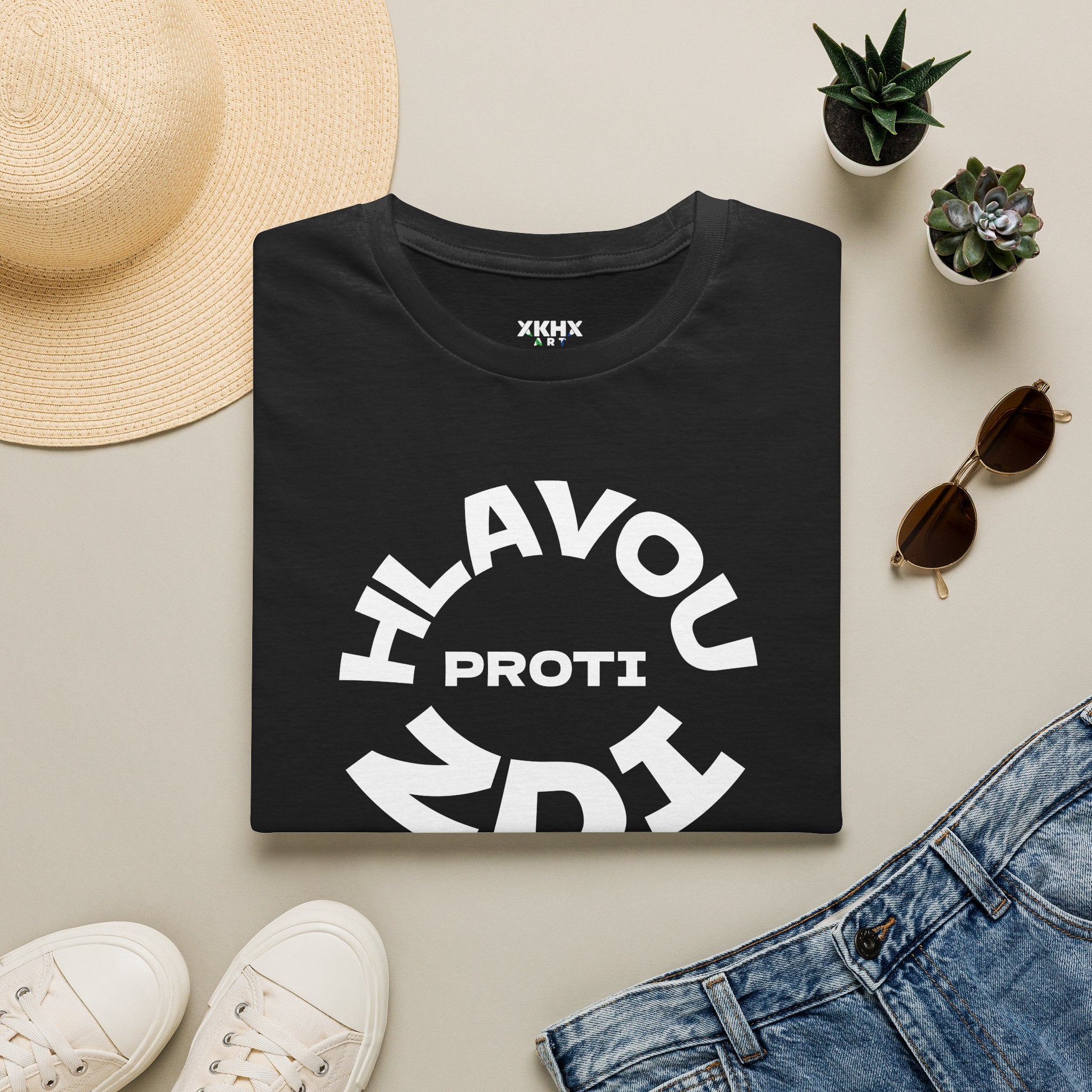 T-Shirt — Hlavou Proti Zdi - Bold Graphic Tee
