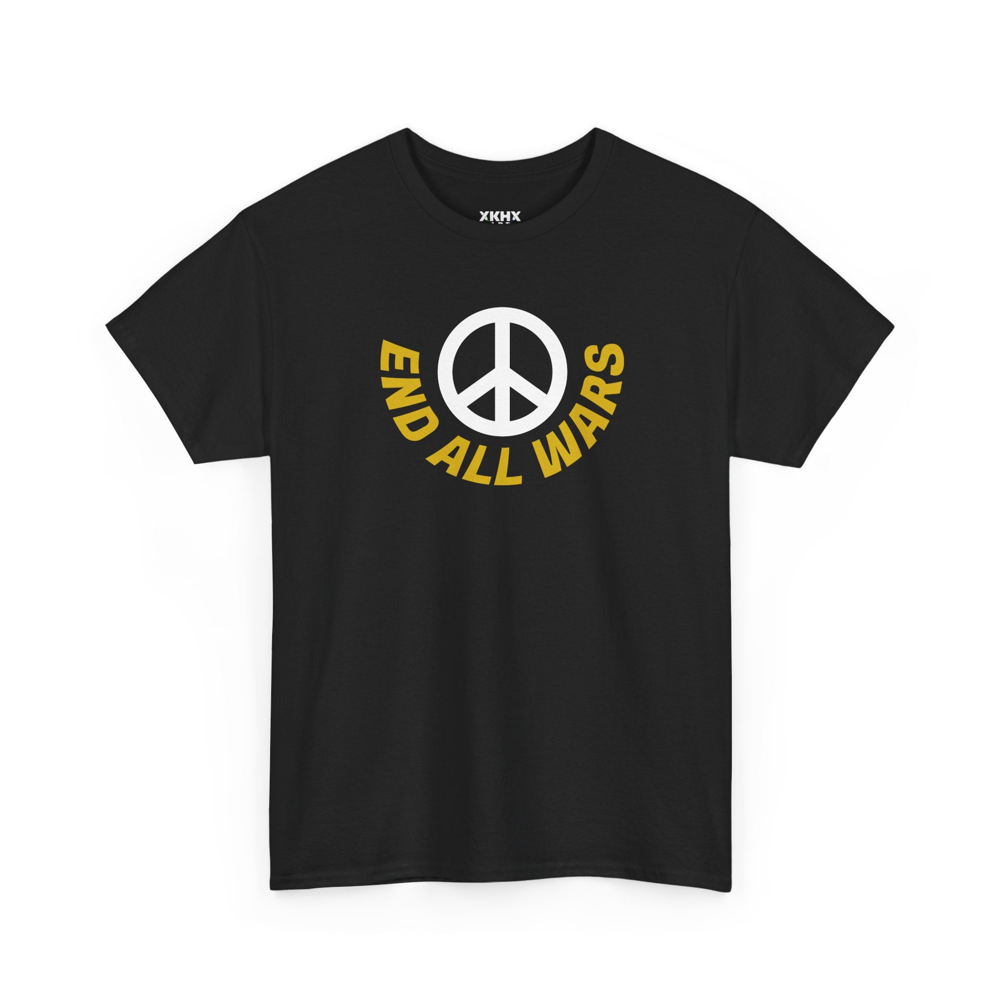 Peace Symbol T-Shirt — "End All Wars" Anti-War Graphic Tee