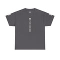 Alien Tee — Minimal "They Are Here" Vertical Graphic T-Shirt dark