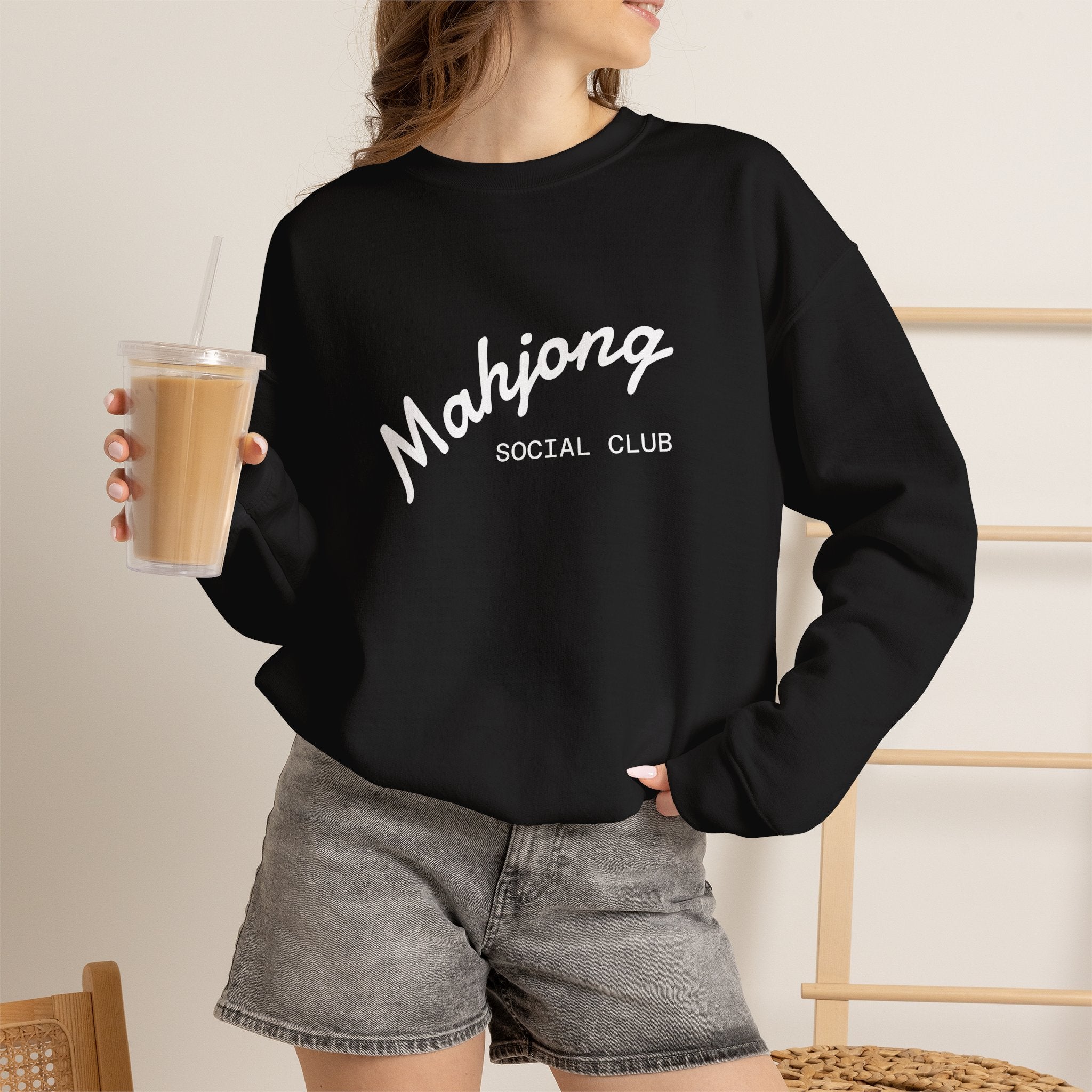 Mahjong Social Club | Unisex Heavy Blend™ Crewneck Sweatshirt