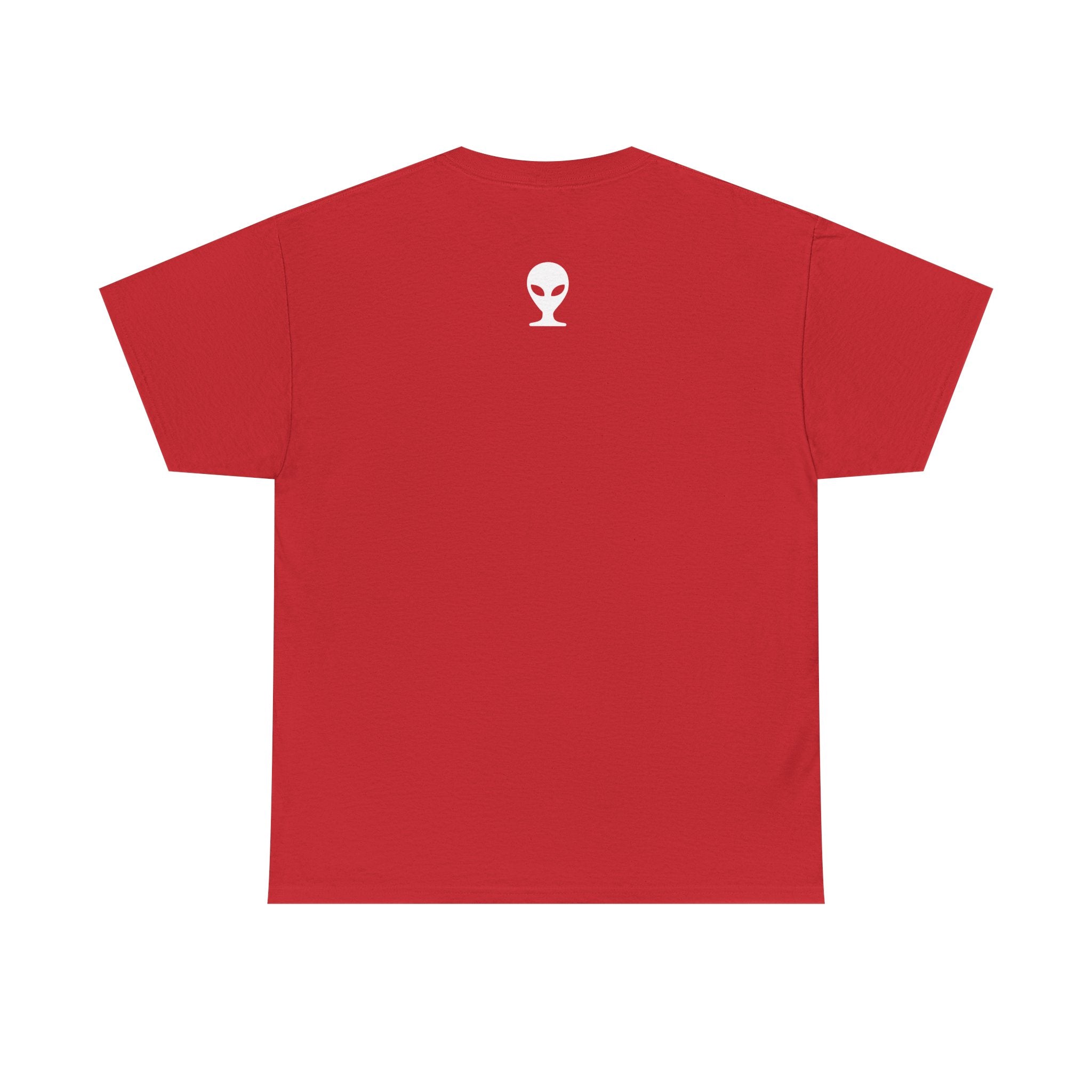 Alien Tee — Minimal "They Are Real" Vertical Graphic T-Shirt dark