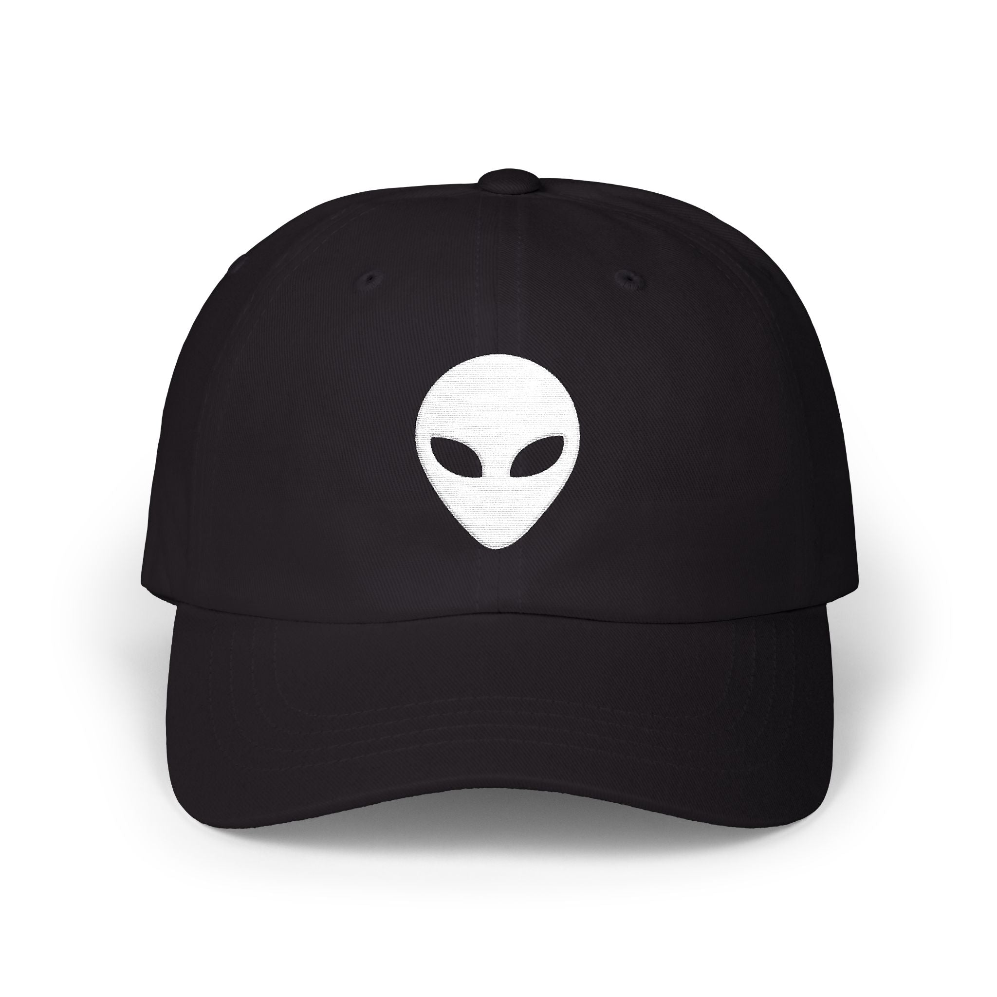 Alien "They Are Here." Dad Cap - Embroidered Baseball Hat dark